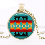 Southwestern Logo Pendant Native American Necklace