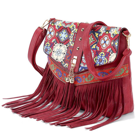 Vintage Women Bags  Ethnic  Native American Style Tassel - Powwow Store