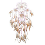 Five Hearts Native American Dream Catcher Hanging - ProudThunderbird