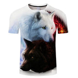 Wolves Hot And Cold 3D Native American Tshirts