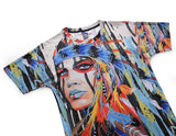 Native American 3D Indian Women Print Cool T-shirts - Powwow Store