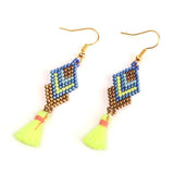 Beadwork Earring Women Beads Native American Modern - ProudThunderbird