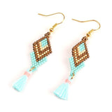 Beadwork Earring Women Beads Native American Modern - ProudThunderbird