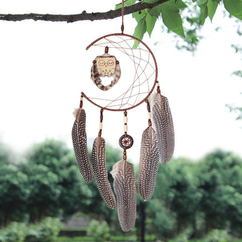 Nordic Style Owl Dreamcatcher Native American - Powwow Store