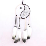 Yin Yang Long Leaves Native American Dream Catche - Powwow Store