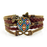 Native American Geometric Pattern Multilayer Jewelry