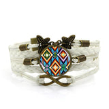 Native American Geometric Pattern Multilayer Jewelry - Powwow Store