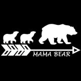Mama Bear Vinyl Car Stickers Three Bears