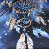 Blue Galaxy Dreamcatcher Tapestry Native American Style - ProudThunderbird