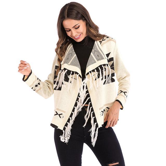Native American Cardigan Knitted Sweaters โ Powwow Store