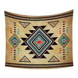 Geometric Tapestry Southwest Native American Design - ProudThunderbird