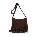 Women Tassel Fringe Cross Body Bag Native American Style