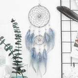 The Starlit Sky  Native American Indian Feather Dreamcatcher - Powwow Store