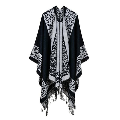 Autumn & Winter Poncho - Native American Clothing - ProudThunderbird