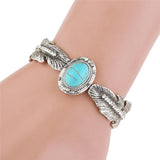 Tribal Blue Stone Native American Bracelet - Powwow Store