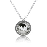 Mama Bear Baby Brave Mother's Day Gifts Necklace