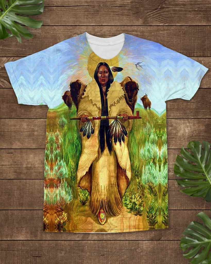 Native American Wakan Tanka And The Great Spirit All-over T-Shirt