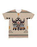 Native American Feather Bison Skull Head All-over T-Shirt