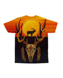 Native American Deer Skull Sun All-over T-Shirt