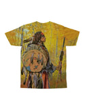 3D Native American Warrior All-Over T-Shirt - ProudThunderbird