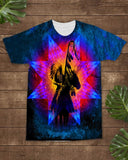 Native American Chief War Horse All Over T Shirt All-over T-Shirt - Powwow Store