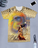 3D Native American Girl Colors Animal Dreamcatcher All-over T-Shirt - ProudThunderbird