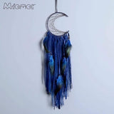 Half-moon Dreamcatcher Handmade Dream Catcher Feathers - Free + Shipping - ProudThunderbird