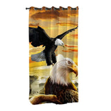 Eagle Native American Pride Living Room Curtain - ProudThunderbird