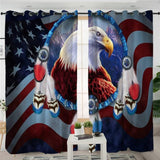 Eagle Native American Pride Living Room Curtain - ProudThunderbird