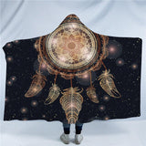 Eye Dreamcatcher Galaxy Hooded Blanket