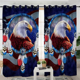 Eagle Native American Pride Living Room Curtain - ProudThunderbird