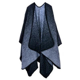 Luxury Brand Geometric Ponchos Cashmere Scarves Women Winter Warm Shawls