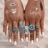 Powwow Store rings set beach jewelry finger native american ring 1