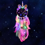 Powwow Storeunicorn dream catcher boho kawaii room decor christmas decoration home decor wall