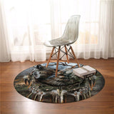 Powwow Store wolf warrior by sunimaart round bedroom carpet wolf area rugs mat animal tapete for living room dreamcatcher alfombra carpet