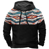 Powwow Storevintage indian print hoodie unisex hooded sweatshirt male brand casual pullover tops