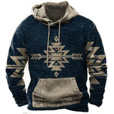 Powwow Storevintage indian print hoodie unisex hooded sweatshirt male brand casual pullover tops