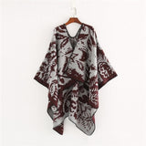 Style Autumn And Winter Color Ethnic Native American Shawl
