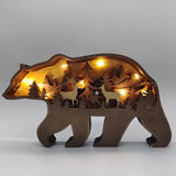 Powwow Storehollow animal home office wooden crafts creative north american forest ornaments