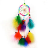 Powwow Store wolf pattern dream catcher with feathers dreamcatcher