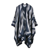 New Winter Scarves Women's Cashmere Feel Ponchos - Powwow Store