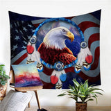 Powwow Store eagle dream catcher tapestry 3d print tapestry