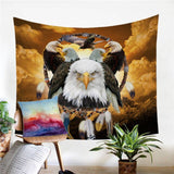 Powwow Store eagle dream catcher tapestry 3d print tapestry