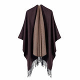 New Winter Scarves Women's Cashmere Feel Ponchos - Powwow Store