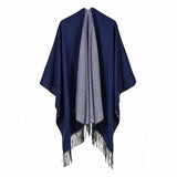 New Winter Scarves Women's Cashmere Feel Ponchos - Powwow Store