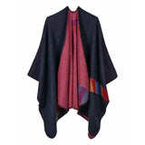 New Winter Scarves Women's Cashmere Feel Ponchos - Powwow Store