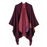 New Winter Scarves Women's Cashmere Feel Ponchos - Powwow Store