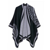 New Winter Scarves Women's Cashmere Feel Ponchos - Powwow Store