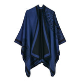 New Winter Scarves Women's Cashmere Feel Ponchos - Powwow Store