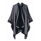 New Winter Scarves Women's Cashmere Feel Ponchos - Powwow Store